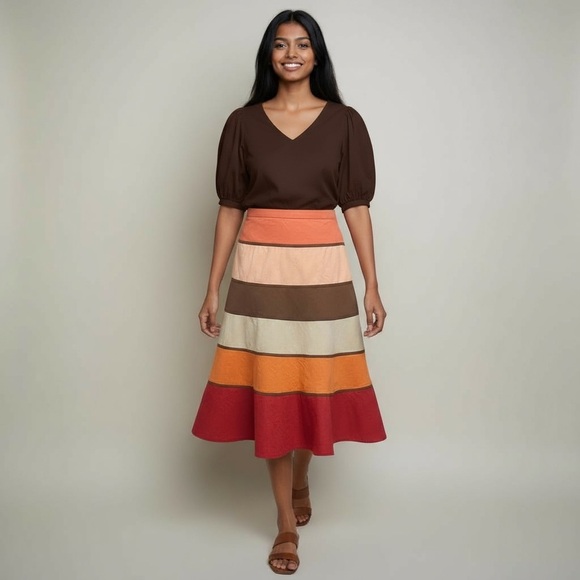 BCBGMaxAzria Dresses & Skirts - BCBGMaxAzria Multicolor A-Line Skirt